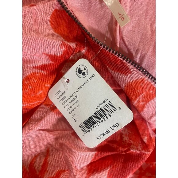 NWT Free People Women's Altura Mini Is Strawberry Lemonade - Large - Picture 16 of 16